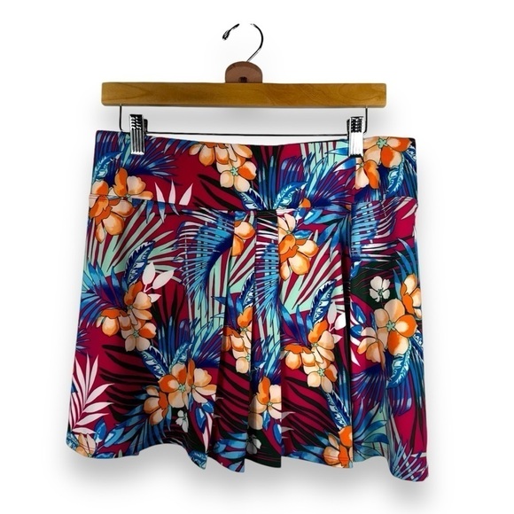 Tommy Bahama Golf/Tennis/Pickleball Skort, Tropical Floral Print, Size Large - Picture 3 of 14